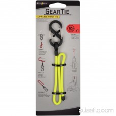 NITE IZE Clippable Gear Tie,Yllw,12 In. L GLC12-33-R3 553281709